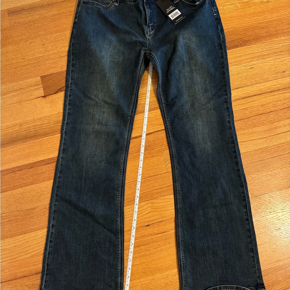 ALLOY Women's Deep Blue Boot Cut Jeans